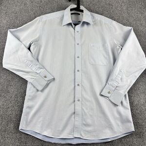 Paco Rabanne Mens 100 Shirt Light Blue Long Sleeve